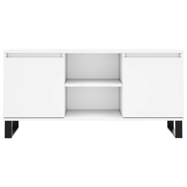 Berkfield TV Cabinet White 104x35x50 cm Engineered Wood