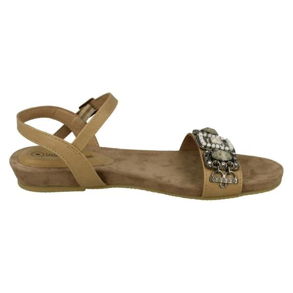 Leather Collection Ladies Leather Collection Flat Mule Sandals