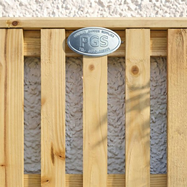 Premier Garden Supplies Tuscany Fence Panel Topper Garden Trellis 6ft x 1-4ft Vertical Decorative Flat Top Fencing Wall-Mount Privacy Screen - Wood - 3, 4 or 5 - 3 Pack Height: 1.5ft x Width: 6ft (182.8cm) x 3 Pack