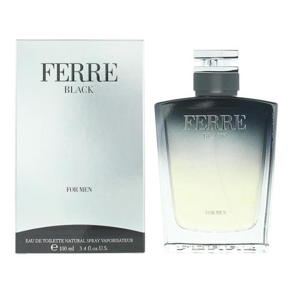 Gianfranco Ferre Black For Men Eau de Toilette 100ml Spray for Him
