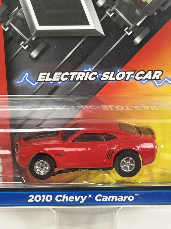 Auto World Slot Cars 2010 Chevy Camaro Red HO Scale Slot Car X Traction Auto World SC373-5