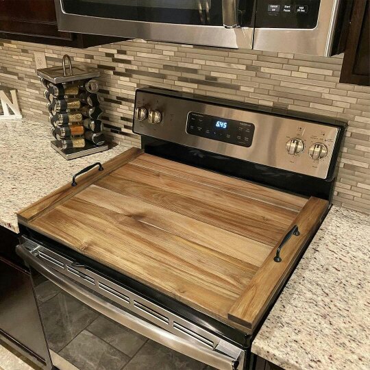 Havendro Multi-functional Cutting Board and Serving Tray, Suitable for Glass Stovetops