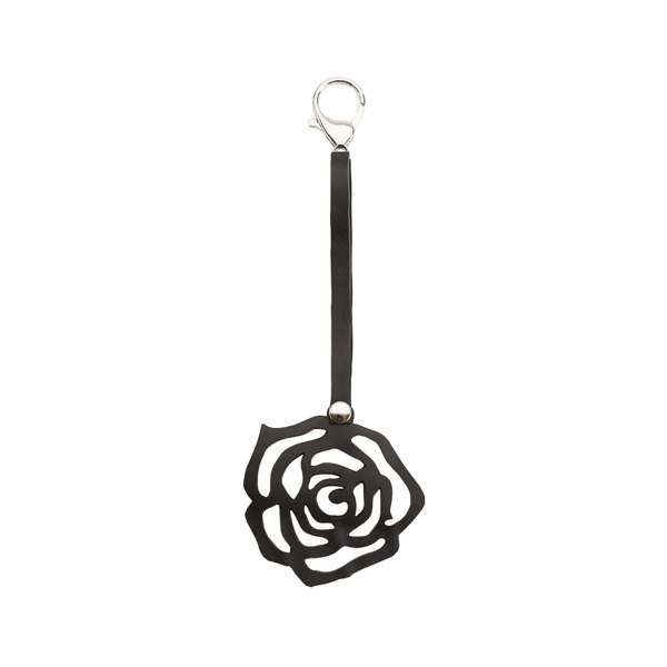 Paguro Rose Handmade Recycled Rubber Vegan Keyring