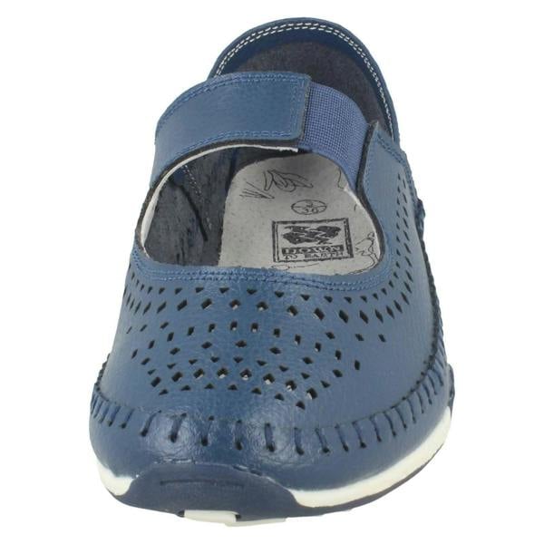 Down to Earth Ladies Down To Earth Elastic Upper Strap Shoes