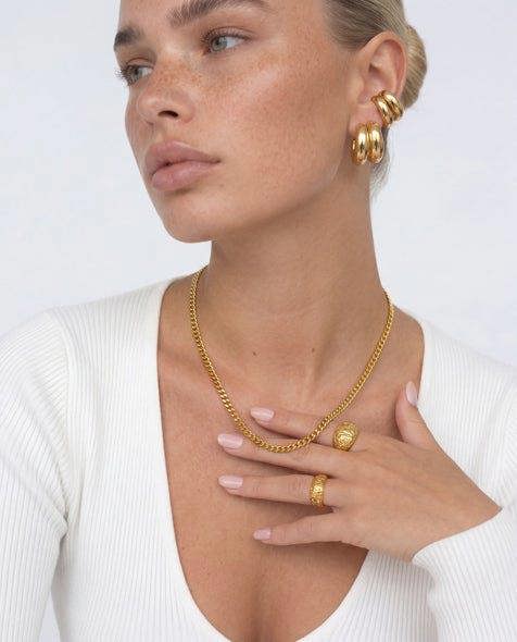 Elk & Bloom Dainty Chain 14K Gold Choker Necklace