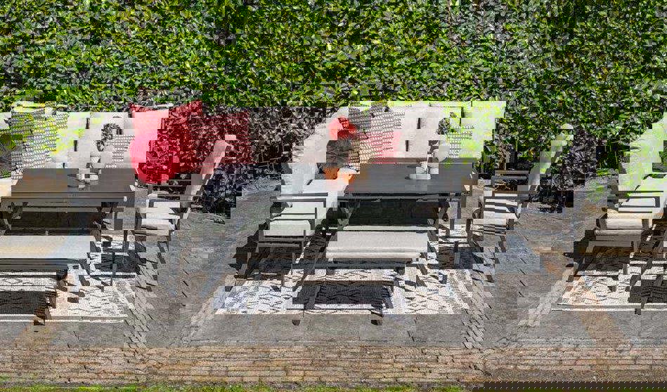 Garden Impressions Sergio - Lounge & Dining Corner Sofa, with Table, Bench and Optional Chair