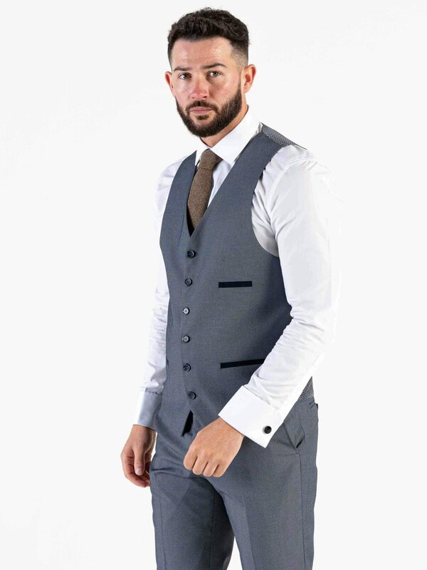 V2 Classic Oliver - Blue Three Piece Suit