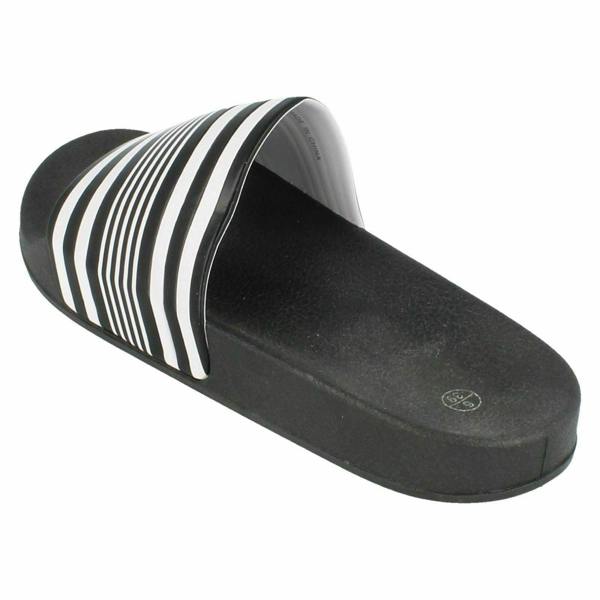 Spot On Mens Spot on Striped Mule