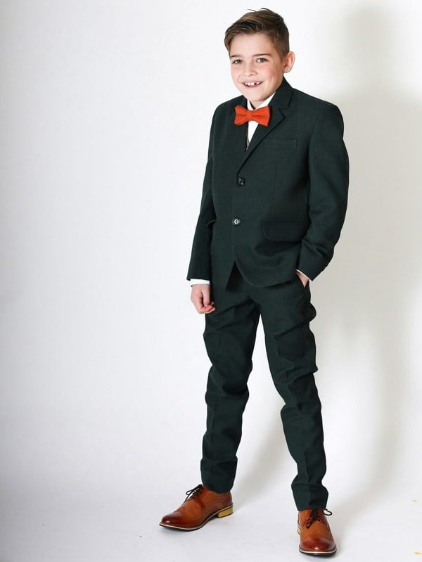 Young boy smiling for camera