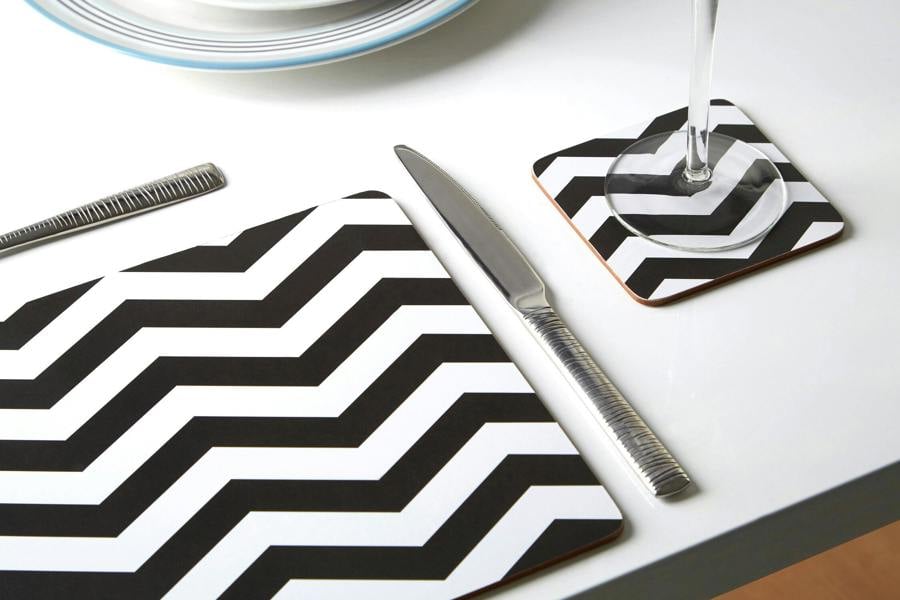Maison by Premier Chevron Set Of Four Placemats
