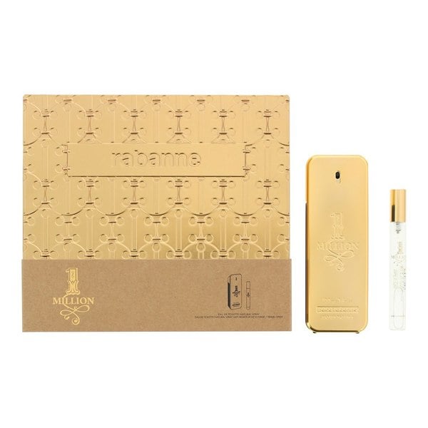 Paco Rabanne 1 Million 2 Piece Gift Set: Eau de Toilette 100ml - Eau de Toilette 10ml