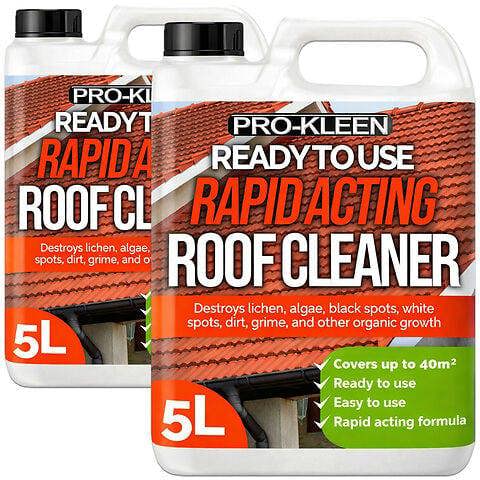 ProKleen Pro-Kleen Rapid Acting Roof Cleaner - Removes Dirt, Grime, Lichen, Black Spots and More - Easy and Ready to Use Formula (10 L)
