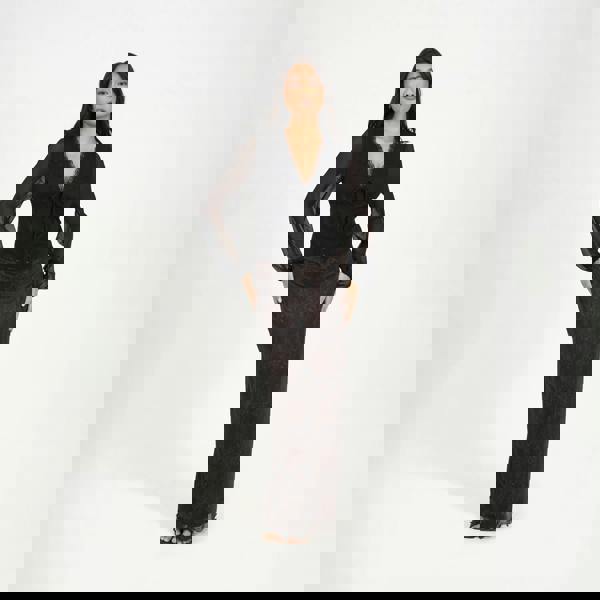 Brave Soul Brown Animal Print Mesh Maxi Skirt - Brown Image 3