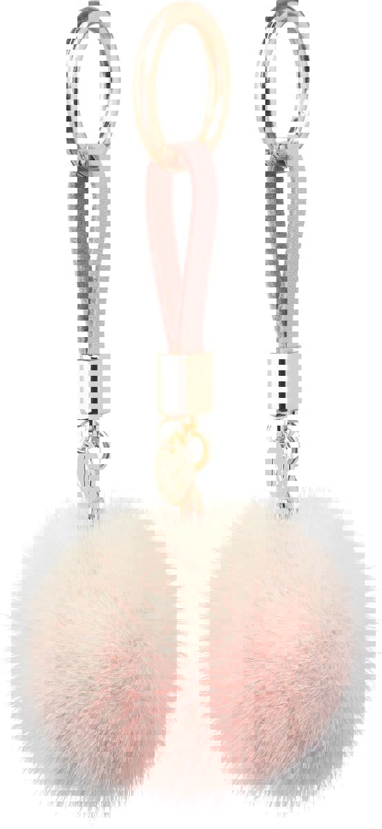 Pom Pom Keyring Baby Pink