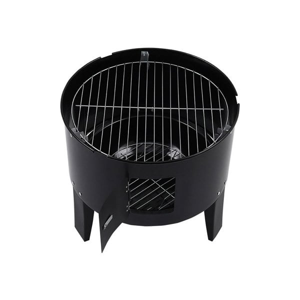 3 in 1 BBQ Charcoal Grill 3 Tier Smoker Garden BBQ Grill Living and Home