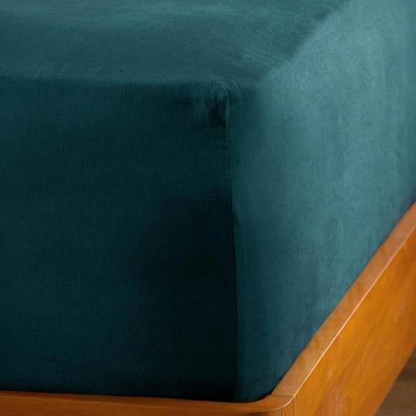 Soak&Sleep Atlantic Blue French Linen Bed Set