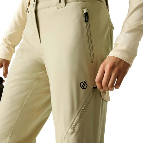 Dare 2B Womens/Ladies Ice II Insulated Ski Trousers - White Pepper - 