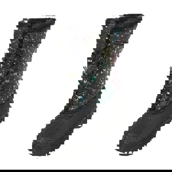 Mountain Warehouse Childrens/Kids Whistler Adaptive Stars Snow Boots - Jet Black