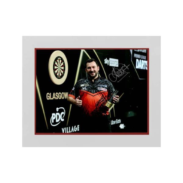 Jonny Clayton Signed 16x12 Image Deluxe Mount #2