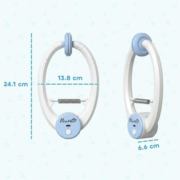 Interactive Cat Toys for Indoor Kittens & Adult USB Rechargeable Door Hanging Bouncing Mouse Teaser