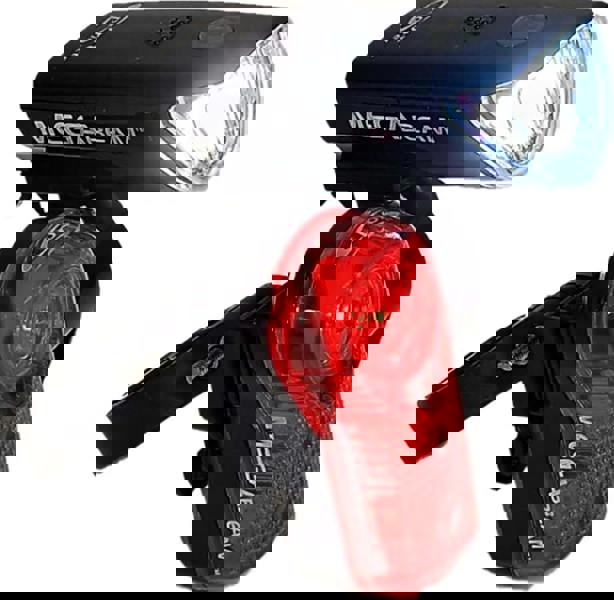 Sport Direct 5 x White LEDs & 3 Diode Red 0.5W LEDs Battery Bike Light Set