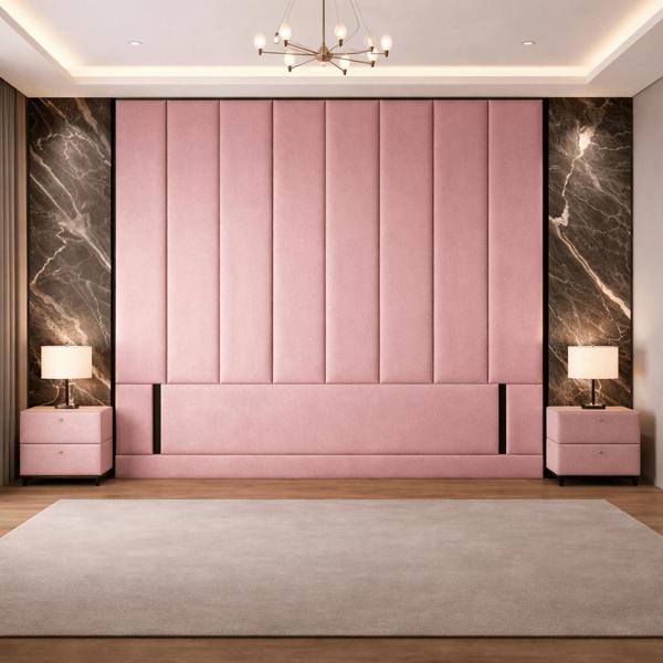 Great British Beds Serena Contrast piping Headboard