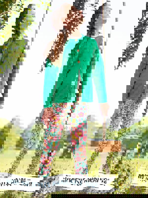 Kite Womens Organic Sandecotes Knit Cardigan Parakeet