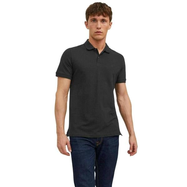 Jack And Jones Mens Basic Polo Shirt - Black - 