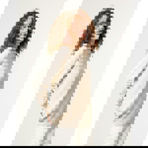 Blue Vanilla Argyle Stitch Detail Jumper