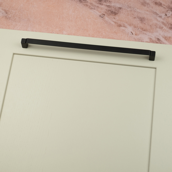 Handle & Home Matt Black Square D Handles