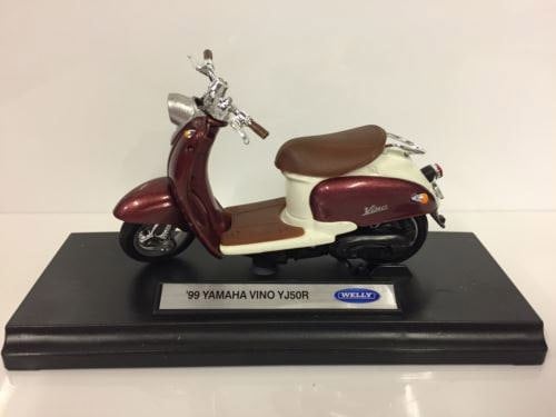 yamaha vino yj50r brown copper cream 1999 1:18 scale welly 12142