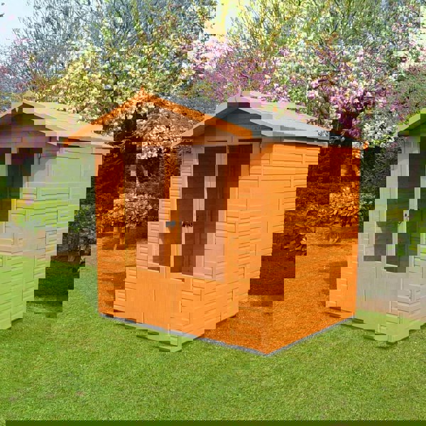 Shire Avance 7x5 12mm interlock Clad wooden Summerhouse - Best Shed