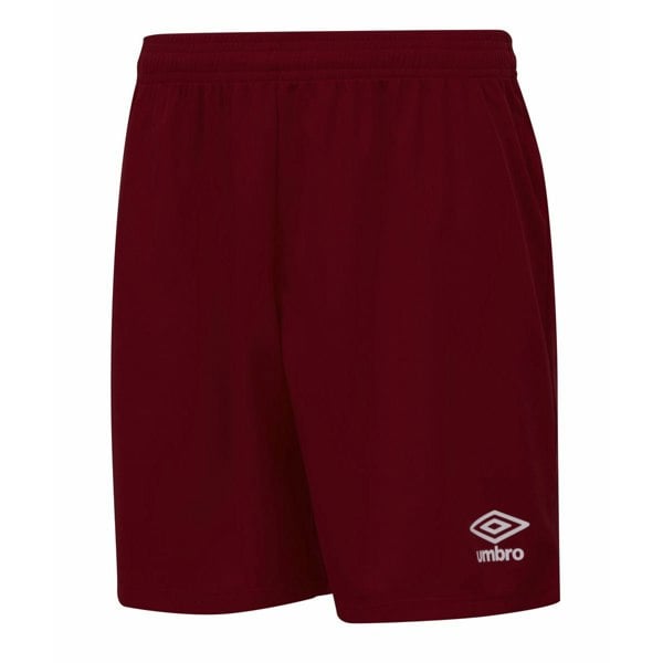 Umbro Mens Club II Shorts - New Claret