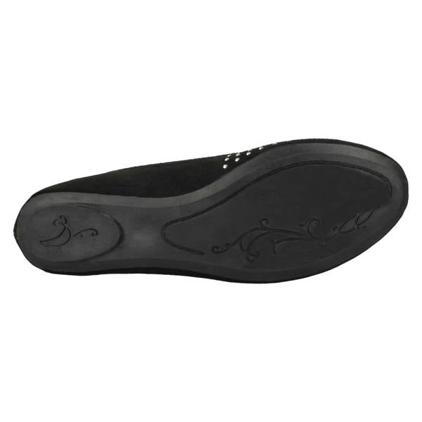 Spot On Ladies Spot On Jewel Design Ballerinas
