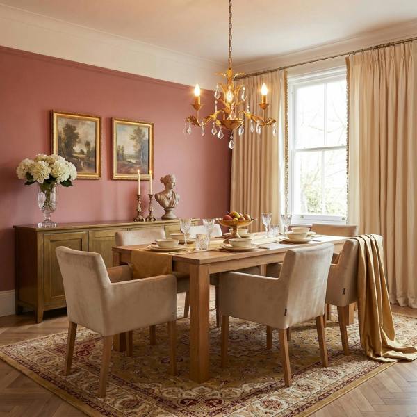 French Inspired Satin Gold Chandelier Style Light with Crystal Drops Image 6