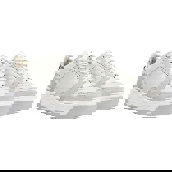 Boss Mens Baltimore Leather Tennis Trainers - White