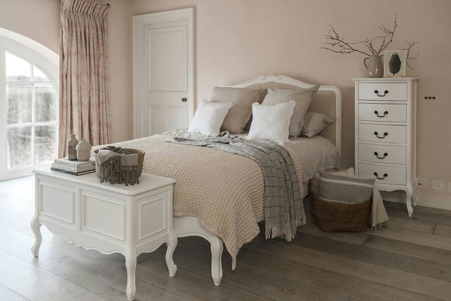 Statement Furniture Juliette Wooden Carved Blanket Box French Bedroom Storage Assembled
