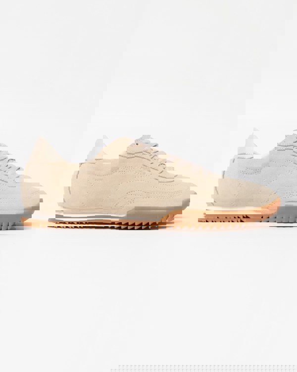 BOSS Orange Careton Mens Low-top trainers in suede and leather - Open White 131