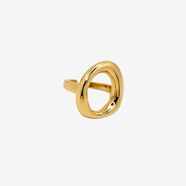Uchi & Soto Enso Gold Open Circle Ring