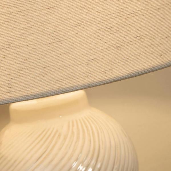 Pagazzi Lighting Wilmette White Ceramic Table Lamp
