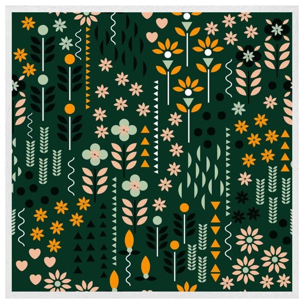 Benjamin Tate Design Selection of flowers print (picture Frame)