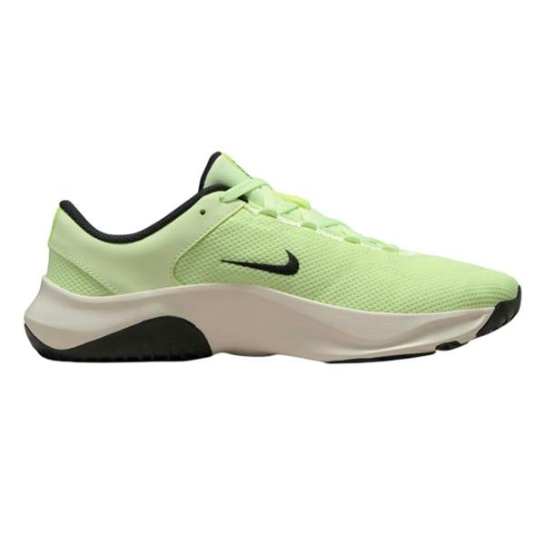 Nike Mens Legend Essential 3 Swoosh Lace Up Trainers - Fluorescent Yellow - 