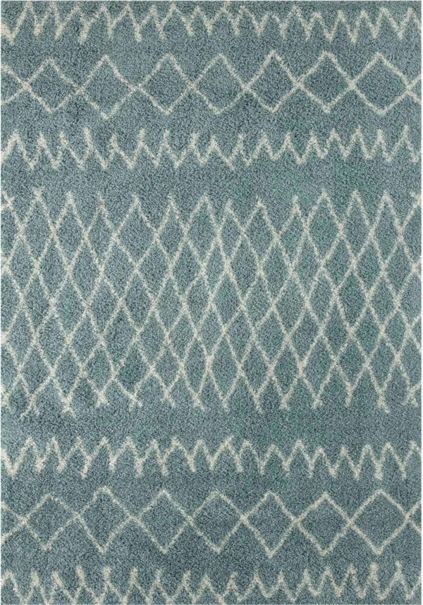 Moroccan shaggy rug rich texture and elegant design floor-heating compatible