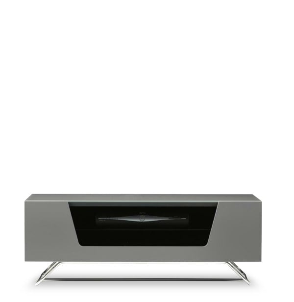 Dorel Home Chromium TV-Stand with 1 Flap Grey CRO2-1000CB-GRY