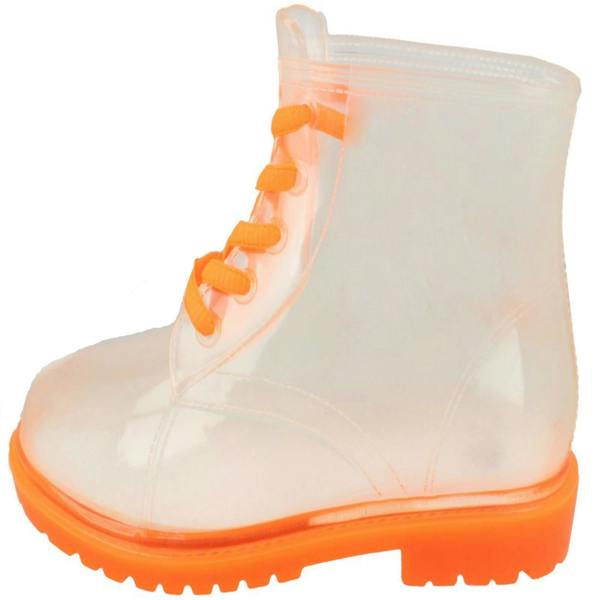 Spot On Girls Spot On Lace Up Jelly Boot