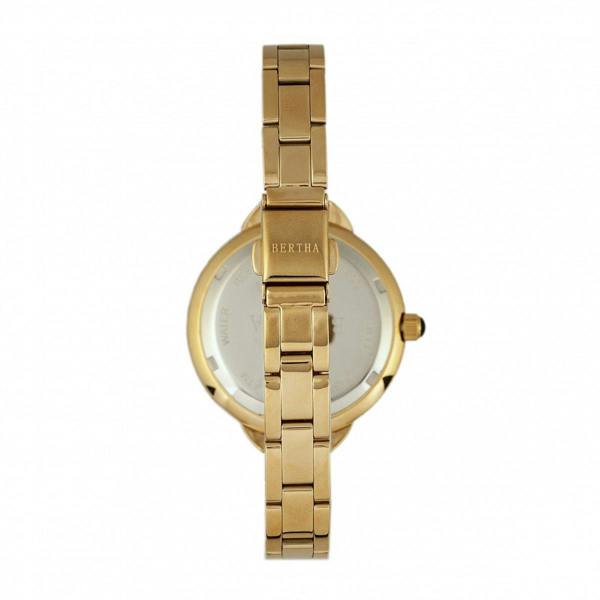 Bertha Madison Sunray Dial Bracelet Watch - Gold - BTHBR6702