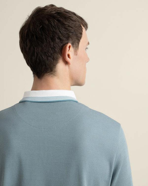 Larsson & Co Nilsson - Contrast Rib Polo Shirt