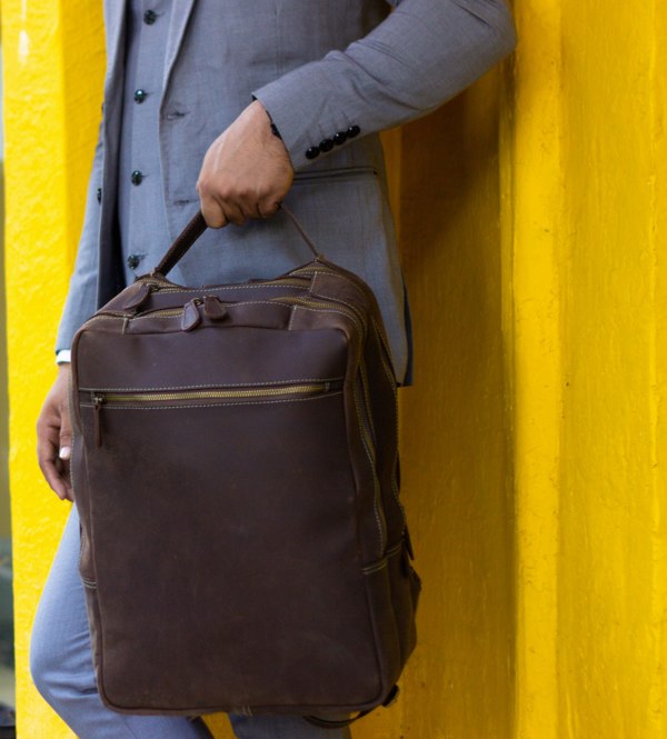 Lepcha Vintage Leather Backpack - DÖTCH CLUB