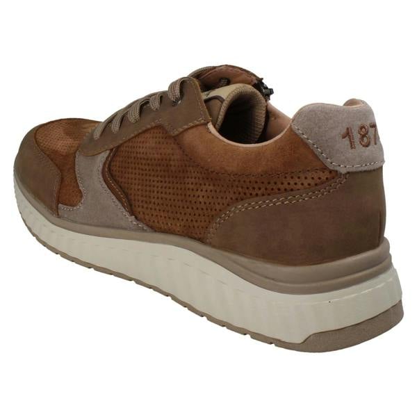 Rieker Mens Rieker Lace Up Brown Trainers B0606