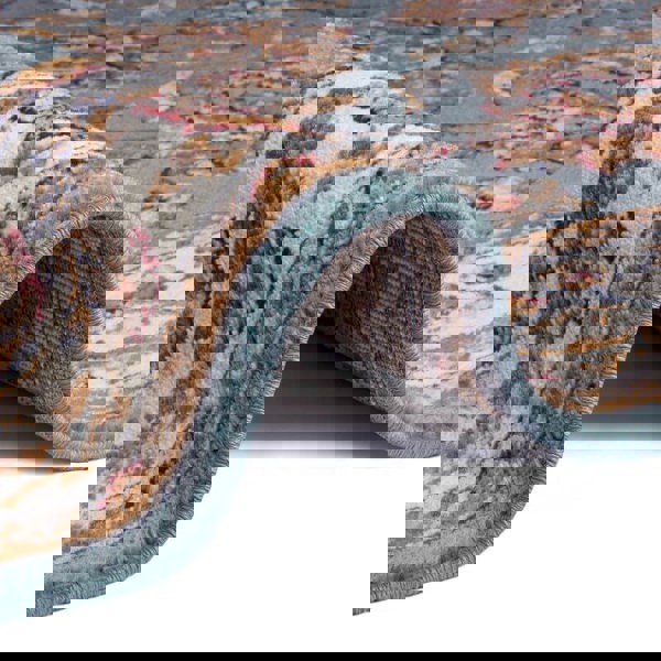 Oriental Short Pile Rug Reni Luxor Vintage Design